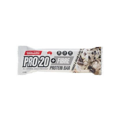 Gen-Tec Pro 20 + Fibre Protein Bar 60g Gen-Tec Nutrition