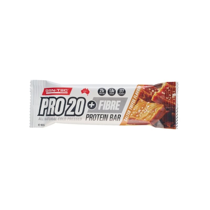 Gen-Tec Pro 20 + Fibre Protein Bar 60g Gen-Tec Nutrition