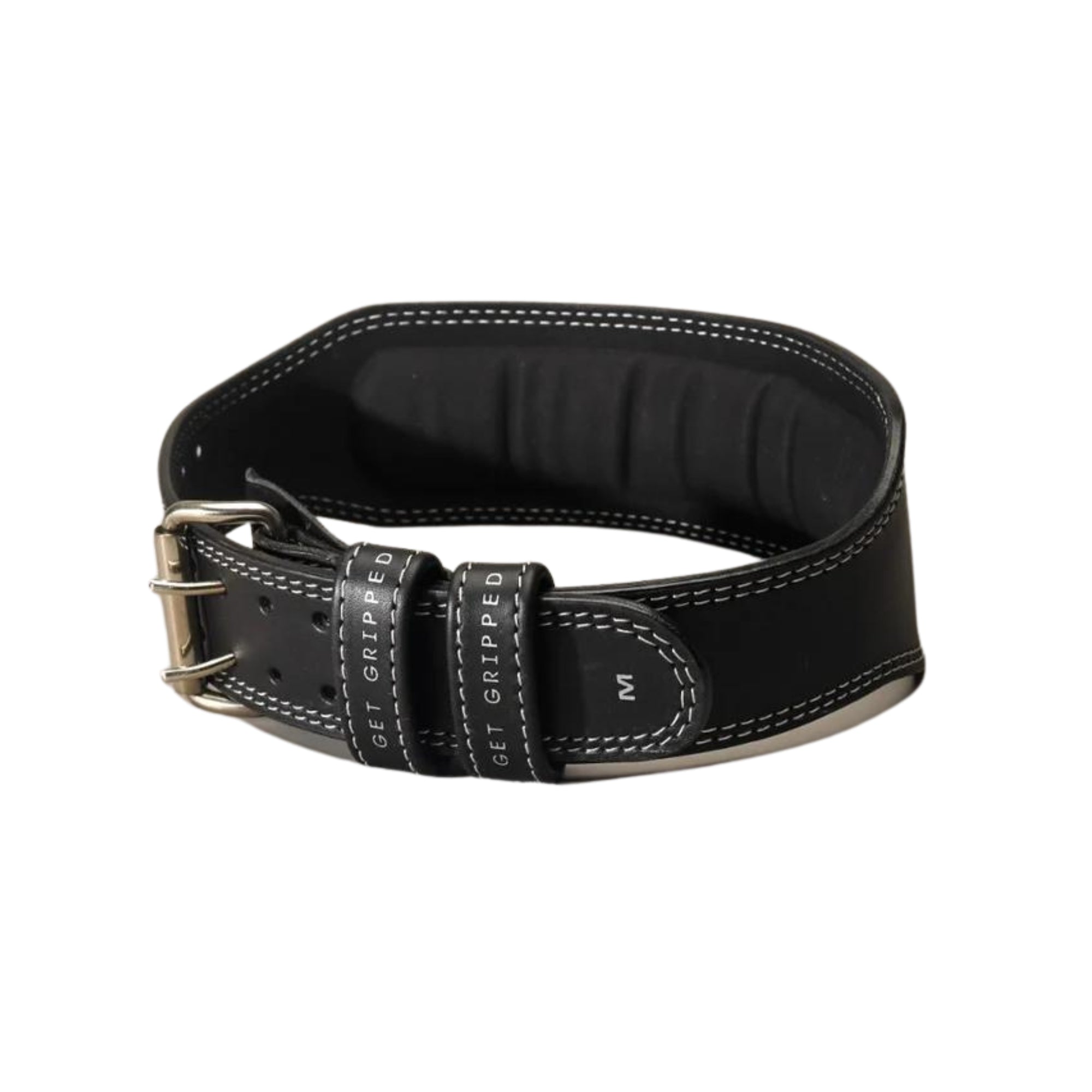 Get Gripped Leather Belt Black Rear