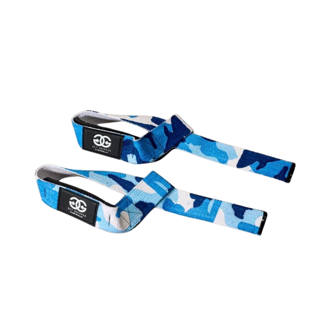 Get Gripped Single Tail Strap Blue Camo