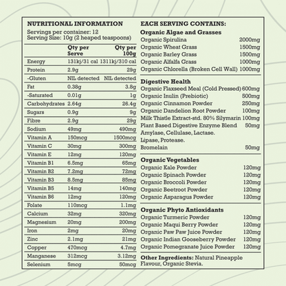 Formula Health Green Boost Superfood Blend 120g NIP