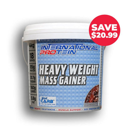 SAVE $20.99 International Protein Heavy Weight Mass Gainer
