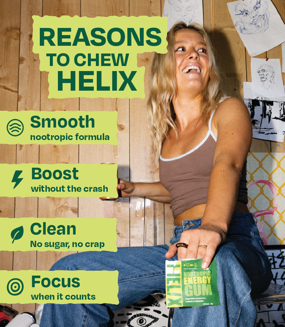 HELIX Nootropic Energy Gum Helix