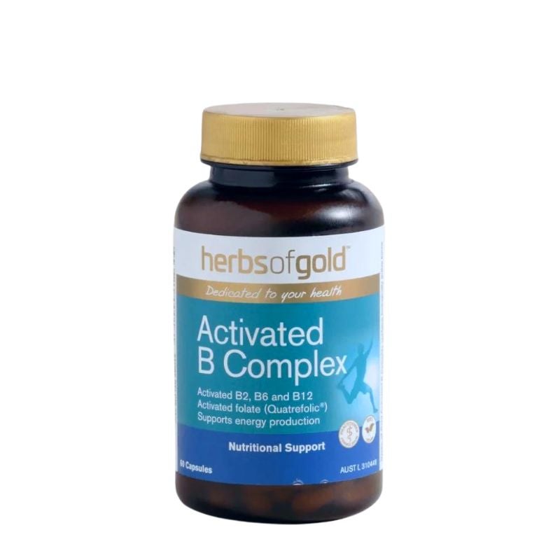 Herbs of Gold Activated B Complex Vitamins and Health