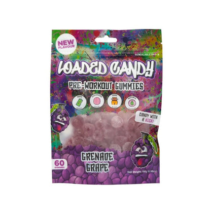 Loaded Candy Pre-Workout Gummies - Grape