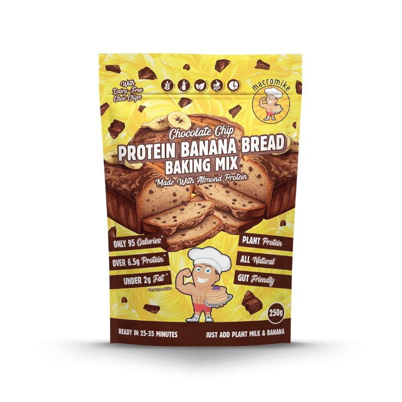 Macro Mike Pancake Baking Mix - Choc Chip Front