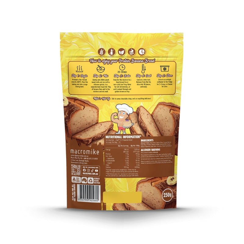 Macro Mike Pancake Baking Mix - Original Rear