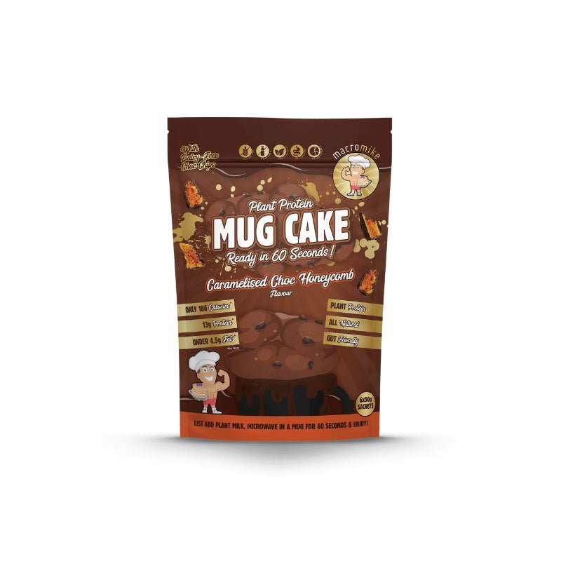 Macro Mike Mug Cake - Caramelised Choc Honeycomb