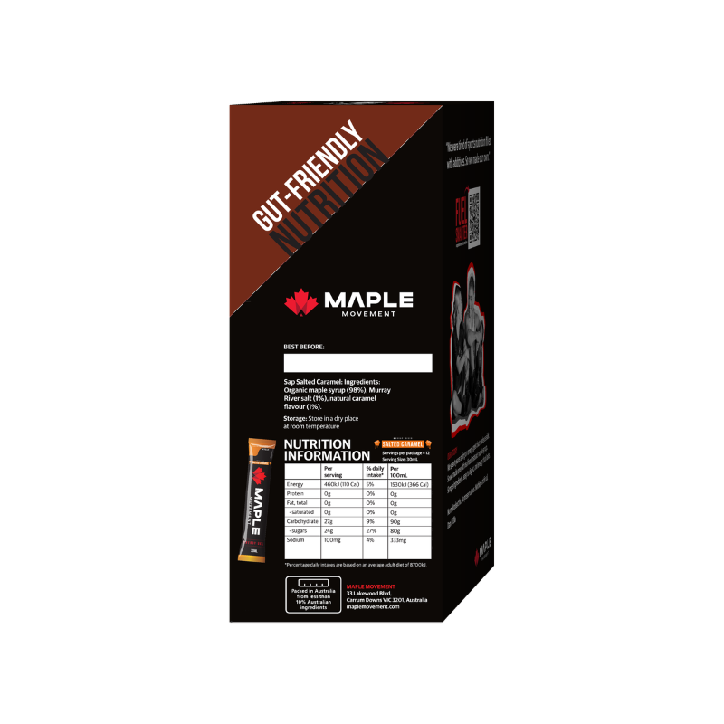 Maple Movement Sap Energy Gel 30ml Maple Movement