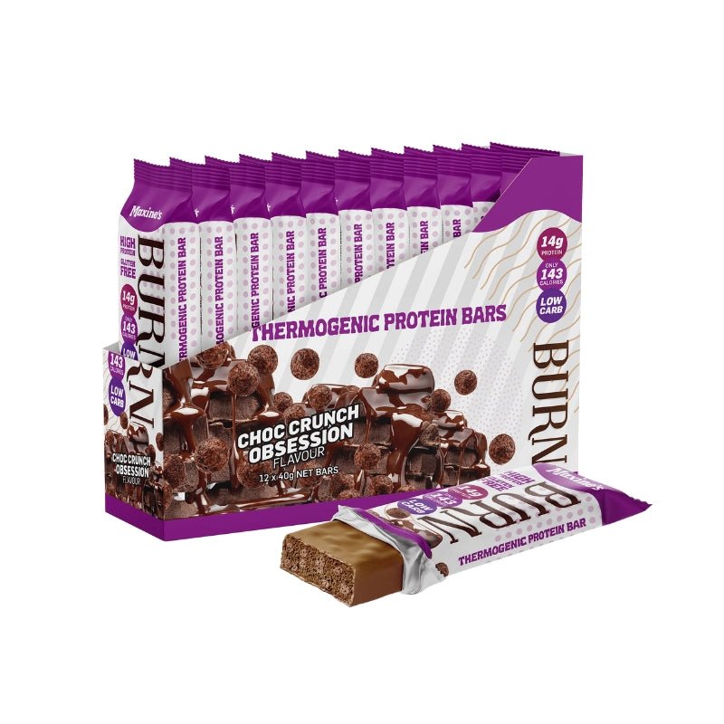 Maxines Burn Bar - Box of 12 Choc Crunch Obsession