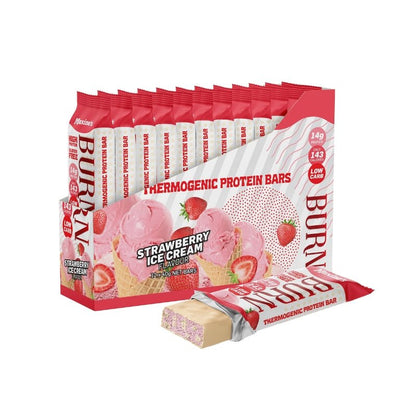 Maxines Burn Bar - Box of 12 Strawberry Ice Cream