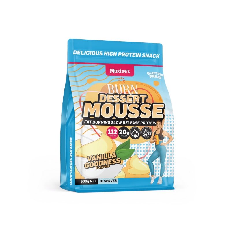 Maxines Burn Dessert Mousse Vanilla