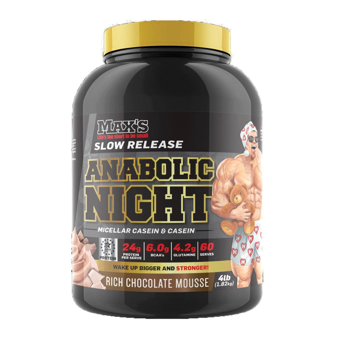 Maxs Supplements Anabolic Night Protein Powder Casein