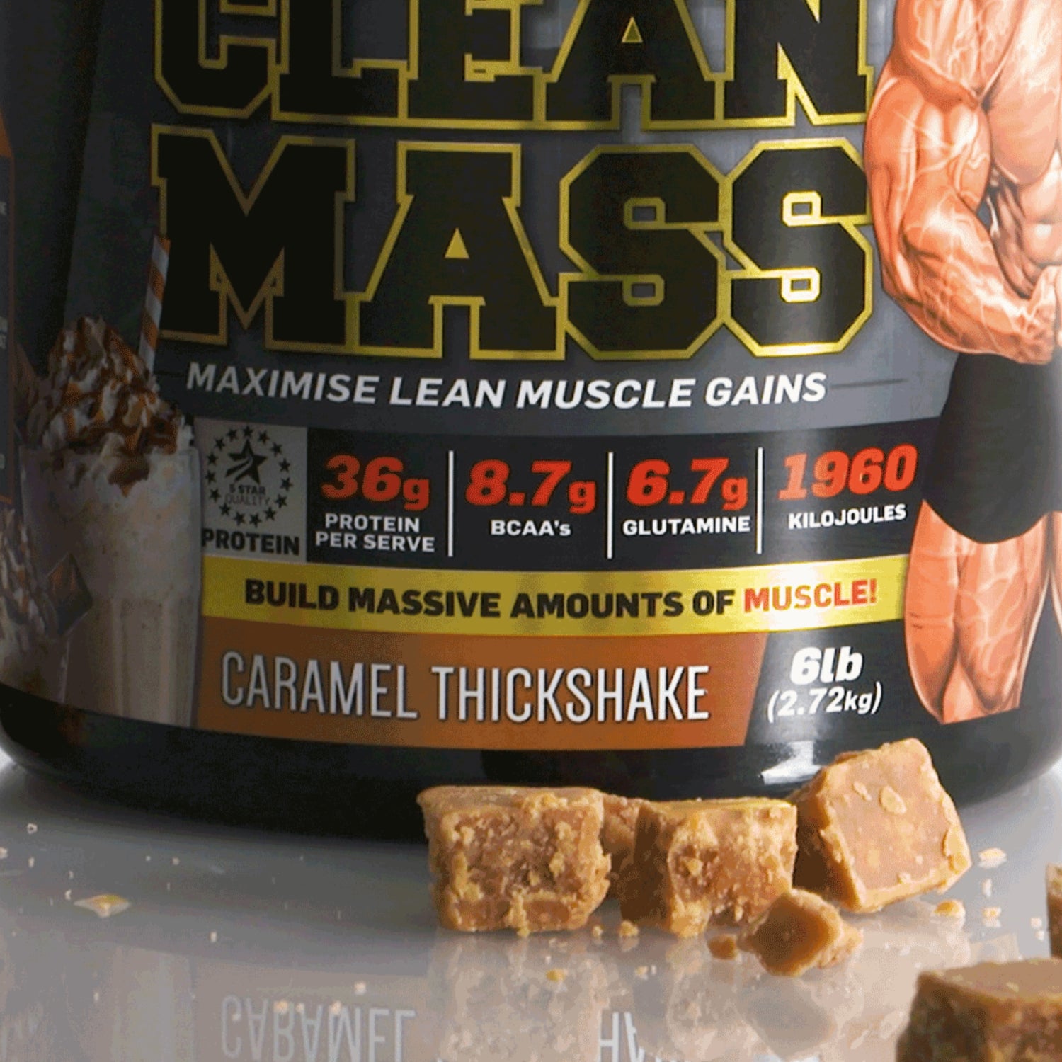 Maxs Clean Mass Caramel thickshake