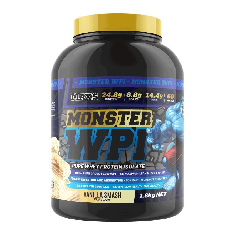 Maxs Supplements Monster WPI 1.8kg Vanilla Smash