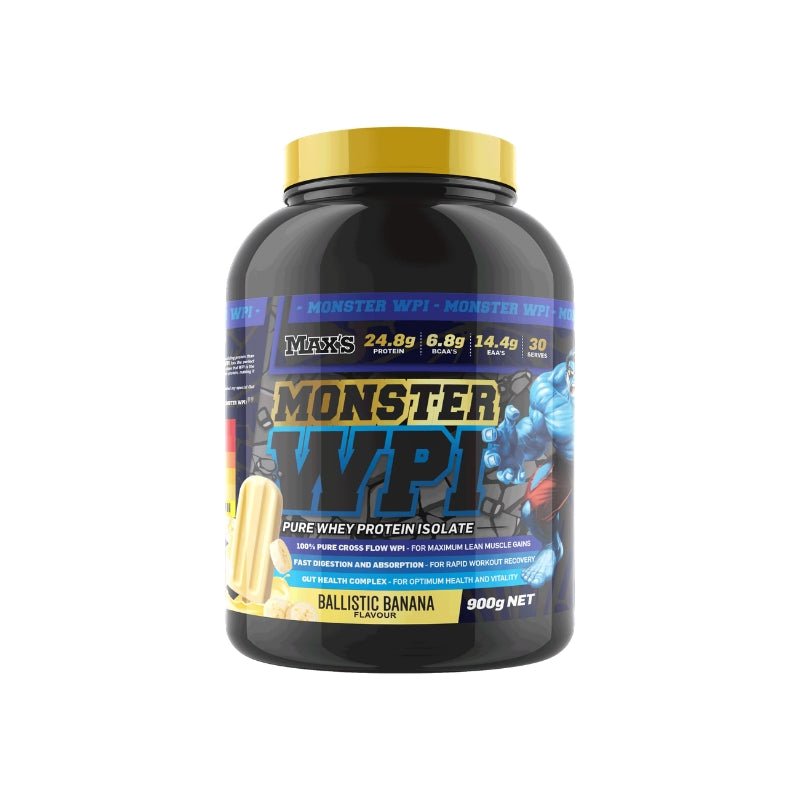 Maxs Supplements Monster WPI 900g Ballistic Banana