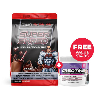 FREE CREATINE | Maxs Supplements Pro Series Super Shred