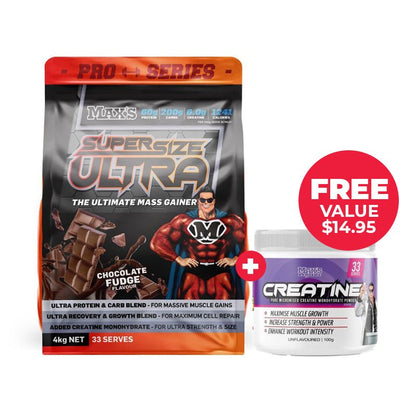 FREE CREATINE | Maxs Supplements Pro Series Super Size Ultra