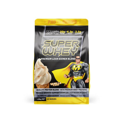 Maxs Supplements Pro Series Super Whey 1.8kg Vanilla