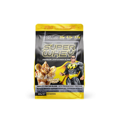 Maxs Supplements Pro Series Super Whey 900g Banana Cream