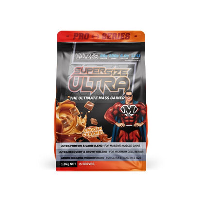 Maxs Supplements Pro Series Super Size Ultra 1.8kg Smooth Caramel