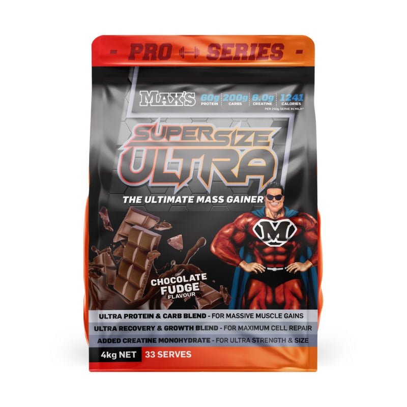 Maxs Supplements Pro Series Super Size Ultra 4kg Chocolate