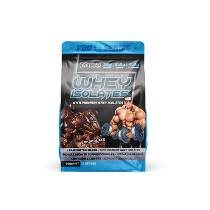 Maxs Supplements Pro Series Whey Isolate 900g Chocolate