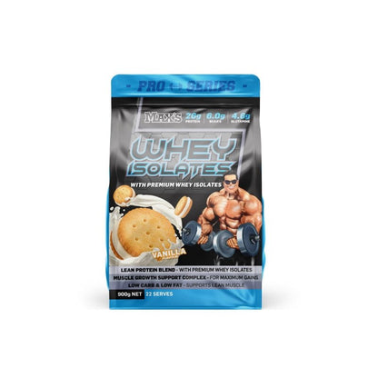 Maxs Supplements Pro Series Whey Isolate 900g Vanilla