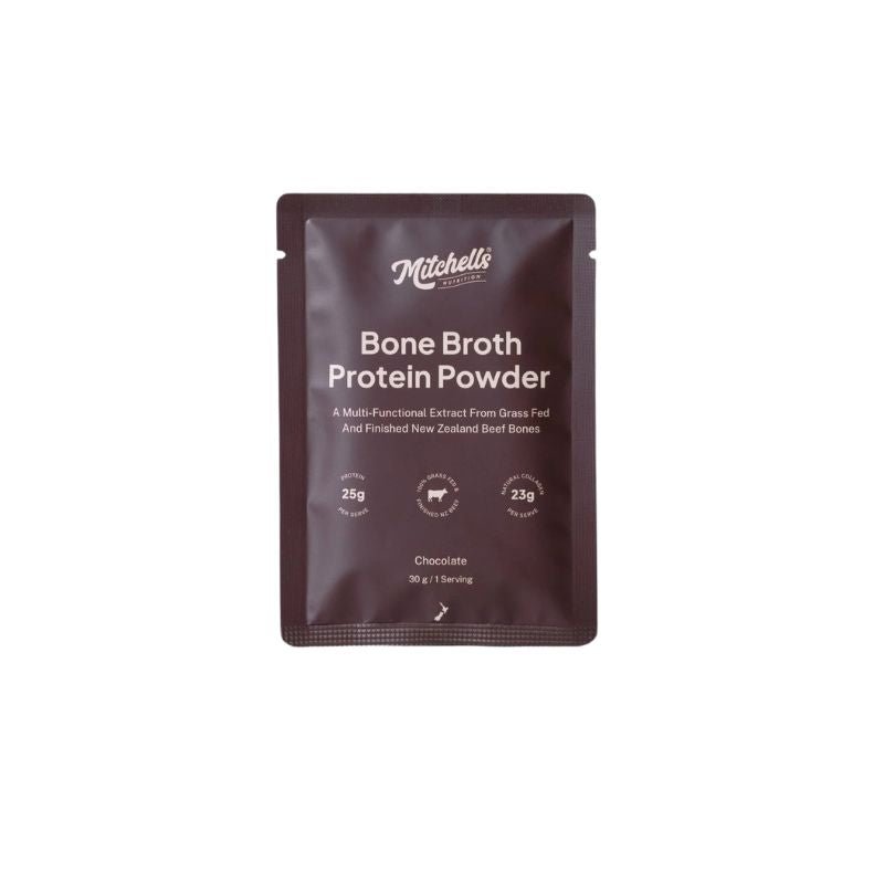 Mitchells Nutrition Bone Broth Protein Powder 30g Chocolate