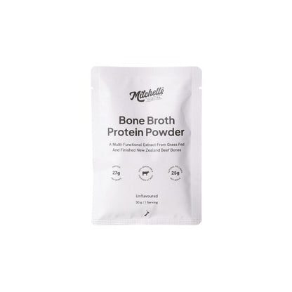 Mitchells Nutrition Bone Broth Protein Powder 30g Unflavoured
