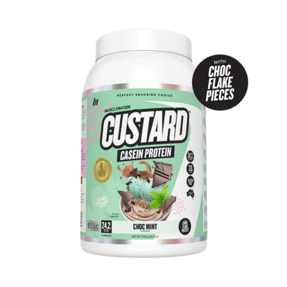 Muscle Nation Custard Protein Powder Casein