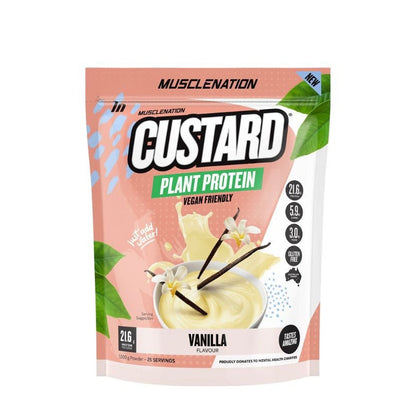 Muscle Nation Plant Custard Plant Protein Powder