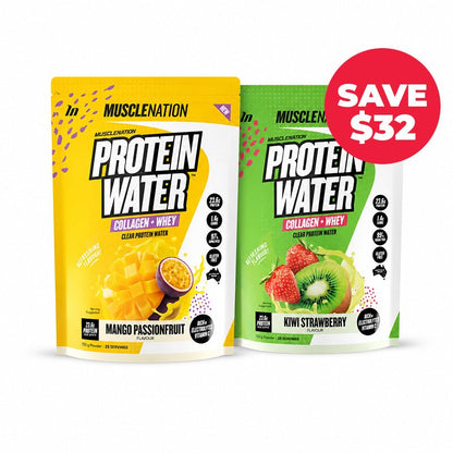 Muscle Nation Protein Water 25 serve Twin Pack Muscle Nation