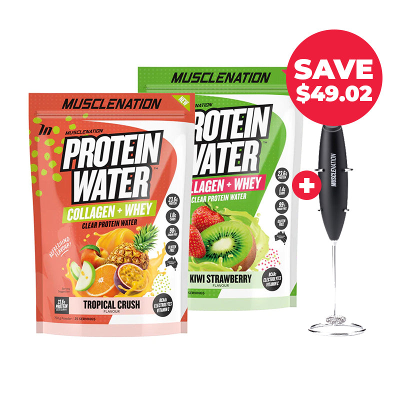 Muscle Nation Protein Water _+ FREE Electric Whisk | Value $ 24.99
