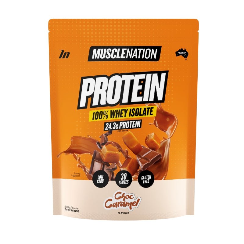 Muscle Nation Whey Protein Isolate Choc Caramel