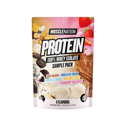 Muscle Nation Whey Protein Isolate - Variety Pack