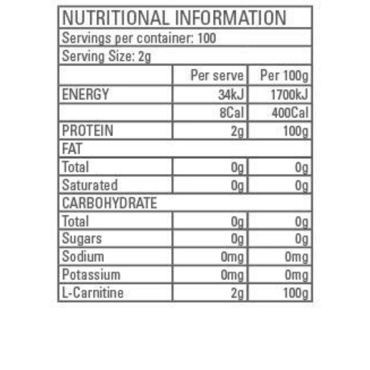 gen tec l carnitine Gen-Tec L-Carnitine