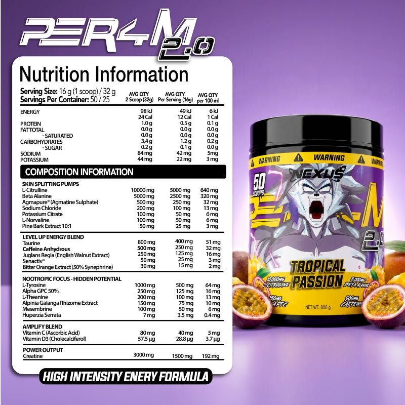 Nexus PER4M 2.0 Nexus Sports Nutrition