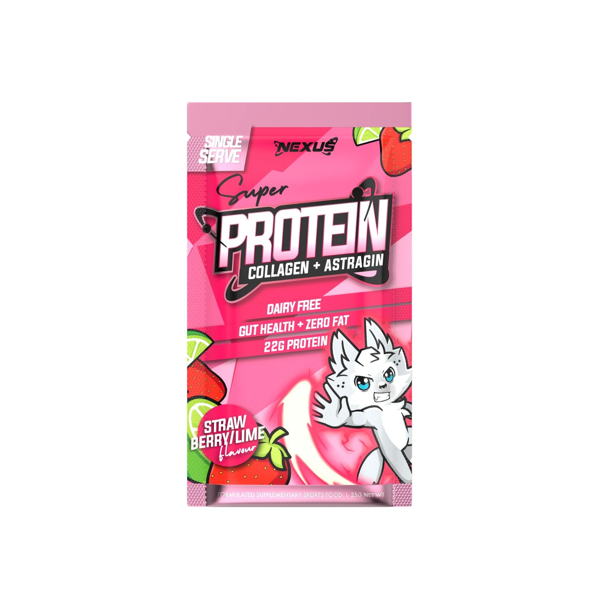 Nexus Super Protein Sachet Strawberry lime