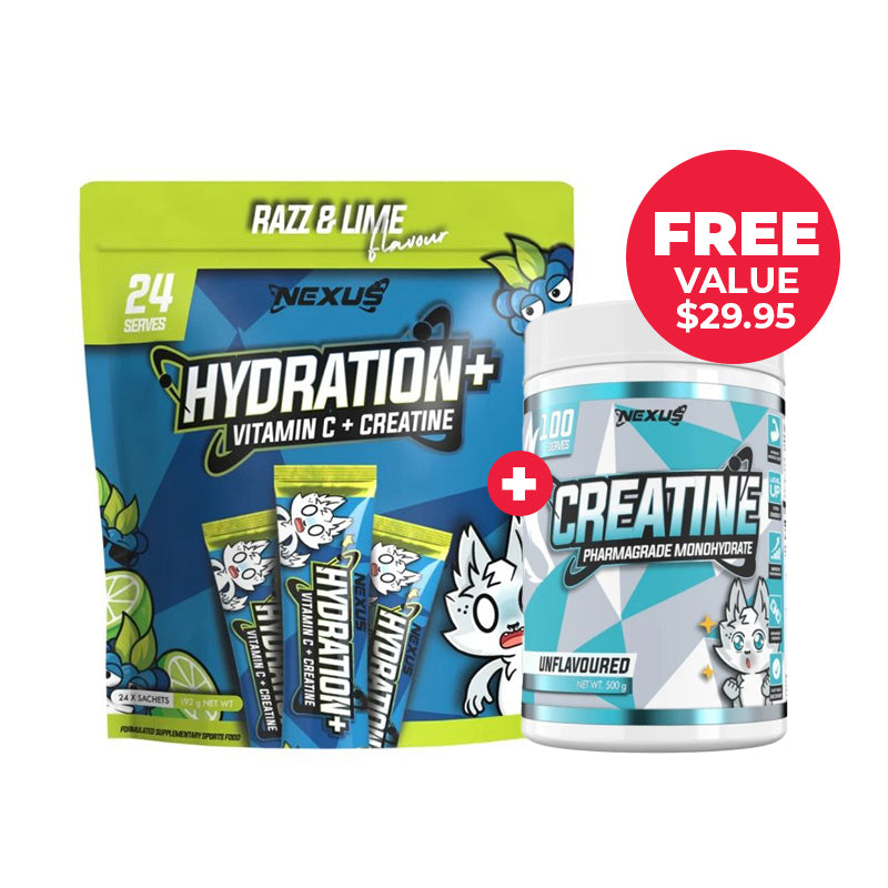 Nexus Hydration + FREE Creatine | Value $29.95