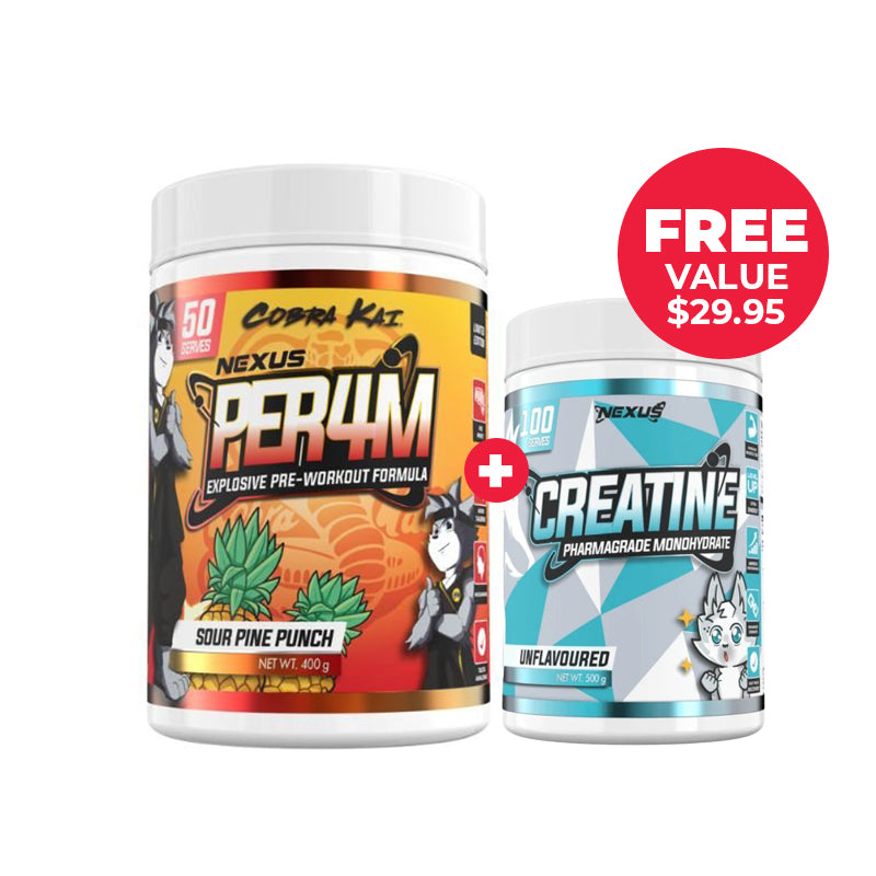 Nexus Per4m + FREE Creatine | Value $29.95