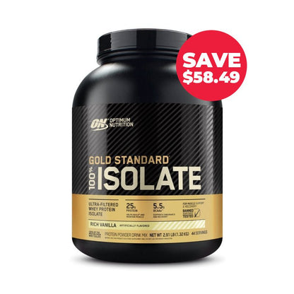 SAVE $58.49 Optimum Nutrition Gold Standard Isolate