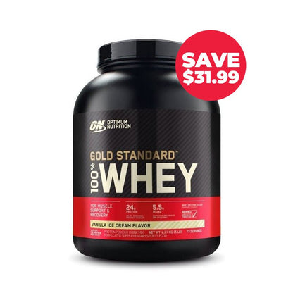 SAVE $31.99 Gold Standard Whey | 20% OFF Optimum Nutrition