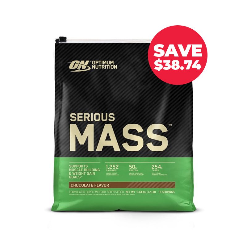 SAVE $38.74 Serious Mass | 20% OFF Optimum Nutrition