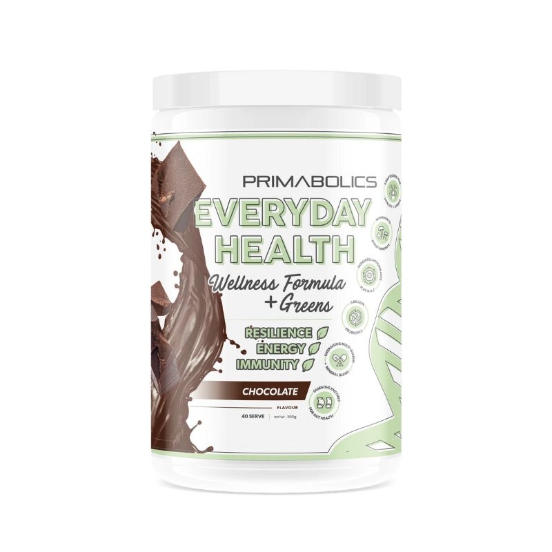 Primabolics Everyday Health Wellness Formula + Greens 40 serve - Chocolate