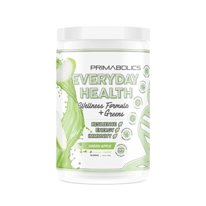 Primabolics Everyday Health Wellness Formula + Greens 40 serve - Green Apple