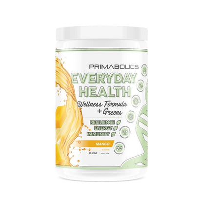 Primabolics Everyday Health Wellness Formula + Greens 40 serve - Mango