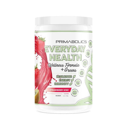 Primabolics Everyday Health Wellness Formula + Greens 40 serve - Strawberry Kiwi