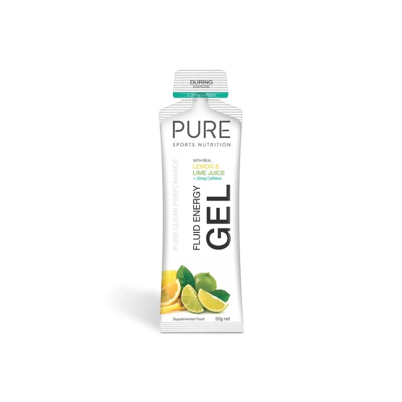 Pure Fluid Energy Gel + Caffeine - Lemon Lime