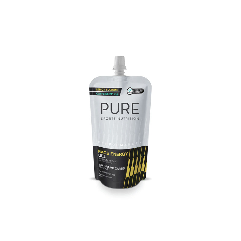 Pure Performance Race Energy Gel 185g + Caffeine Pure Sports Nutrition